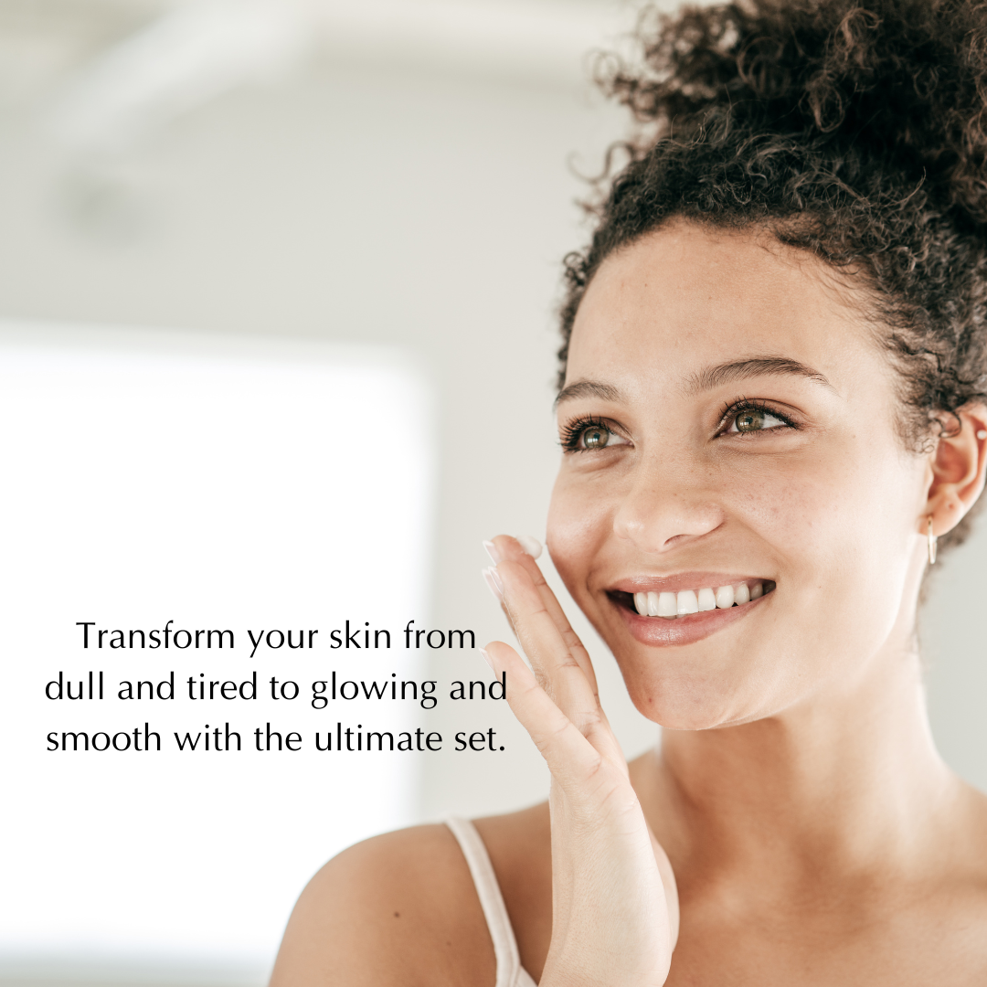 Firming & Brightening Anti-Aging Set – Hyaluronic Acid, Niacinamide & Peptide Complex