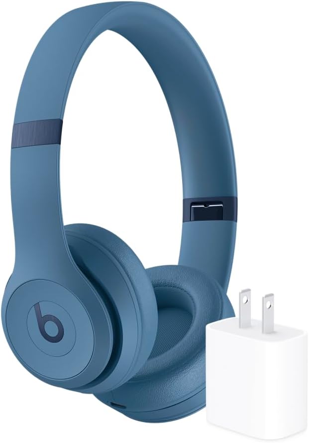 Beats Solo 4 - Wireless On-Ear Bluetooth Headphones, Up to 50-Hour Battery Life, Ultra-Lightweight Comfort, Powerful and Balanced Sound, Apple & Android Compatible - Matte Black