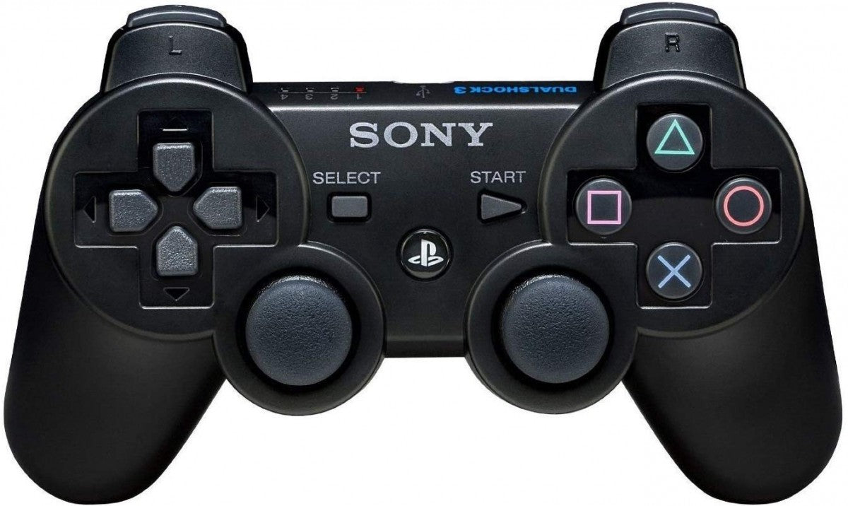 PlayStation 3 (PS3) Dualshock 3 Controller [OEM][Black] – PlayStation 3 Accessory (PS3)
