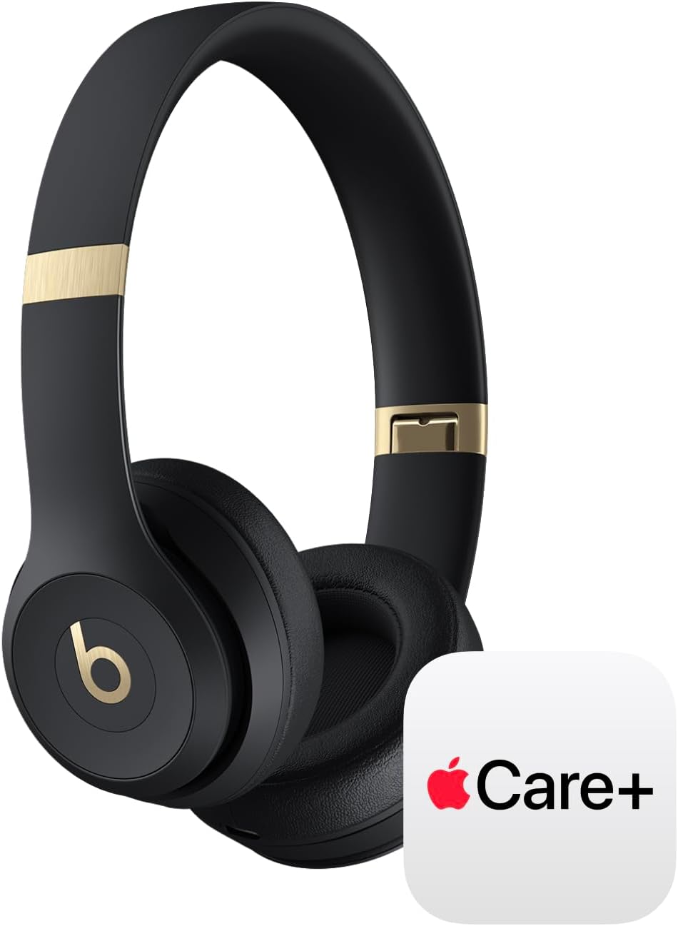 Beats Solo 4 - Wireless On-Ear Bluetooth Headphones, Up to 50-Hour Battery Life, Ultra-Lightweight Comfort, Powerful and Balanced Sound, Apple & Android Compatible - Matte Black
