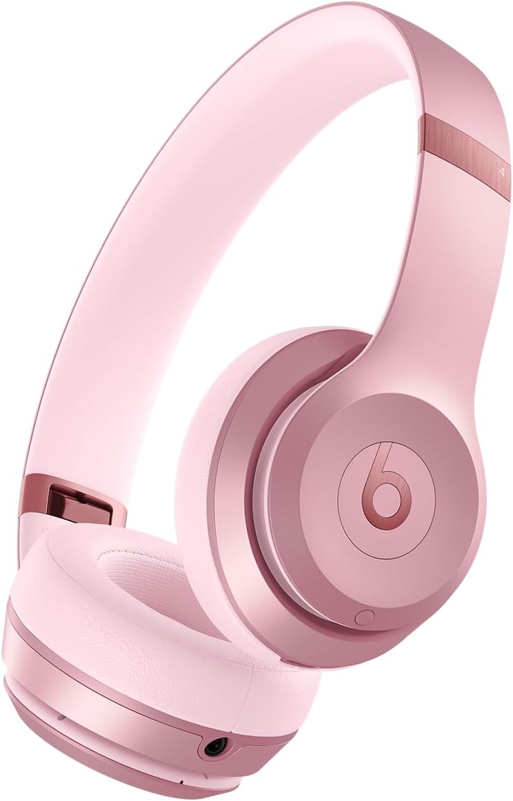 Beats Solo 4 - Wireless On-Ear Bluetooth Headphones, Up to 50-Hour Battery Life, Ultra-Lightweight Comfort, Powerful and Balanced Sound, Apple & Android Compatible - Matte Black