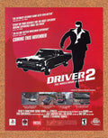 2002 Driver 2 PS1 Original PlayStation Ad v1