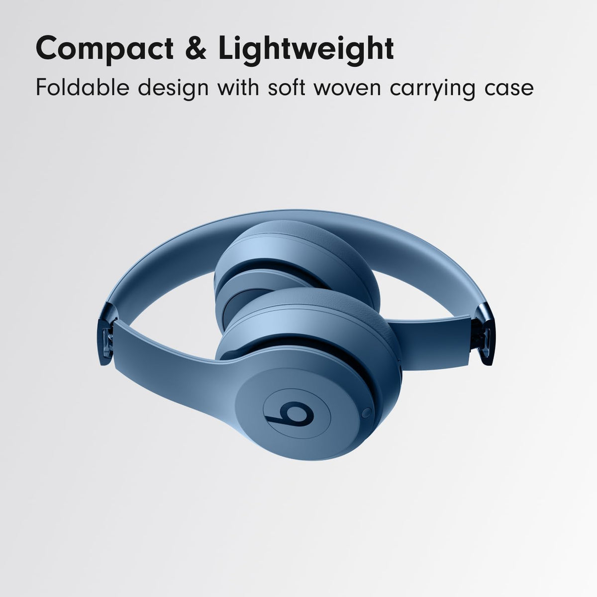 Beats Solo 4 - Wireless On-Ear Bluetooth Headphones, Up to 50-Hour Battery Life, Ultra-Lightweight Comfort, Powerful and Balanced Sound, Apple & Android Compatible - Matte Black