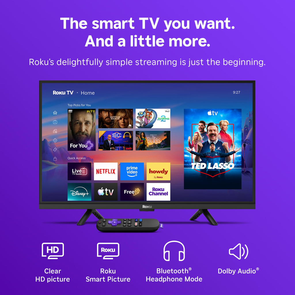 Roku 40-Inch Select Series Smart TV 2026-1080p Full HD TV - RokuTV