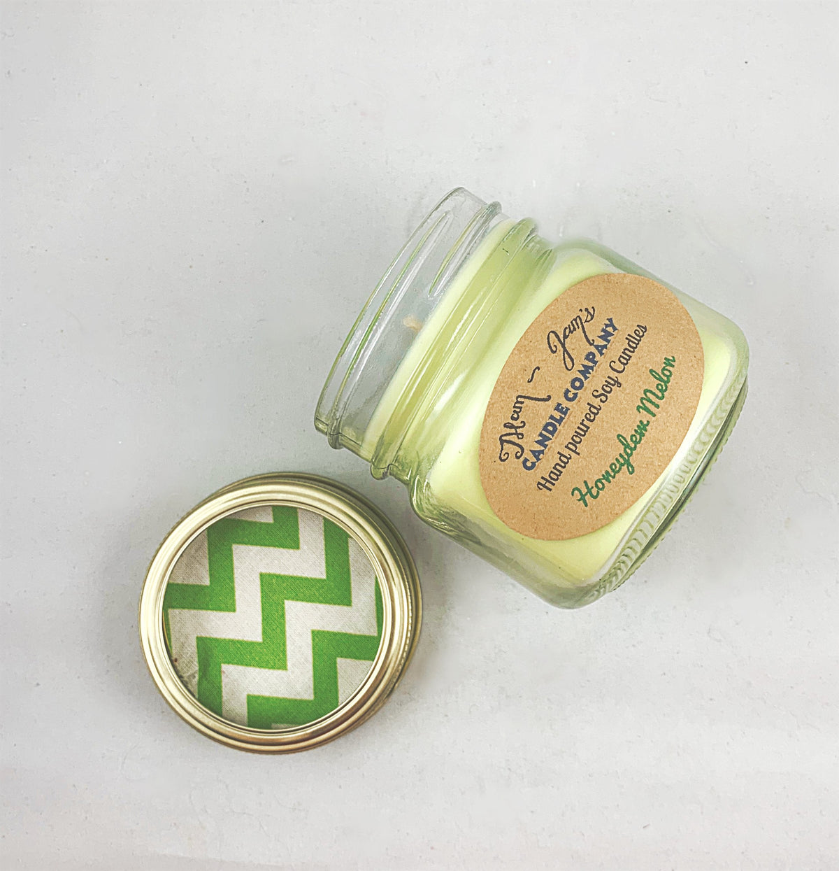 Honeydew Melon Soy Candle – Sweet & Refreshing Scent | Mam Jam’s