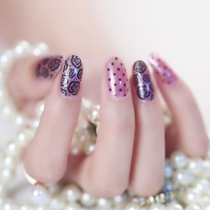 Pink Rose Dots