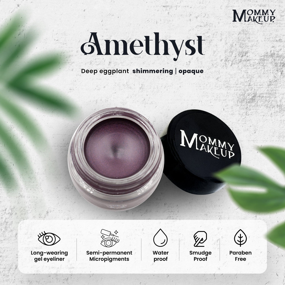 Amethyst Stay Put Waterproof Gel Eyeliner w/ Micropigments